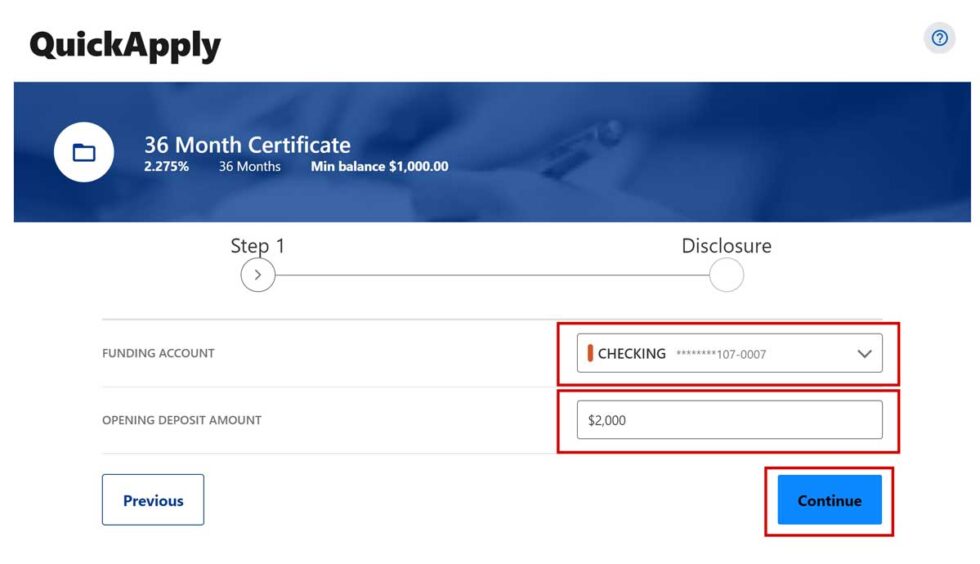Opening a Certificate in Digital Banking NET Credit Union